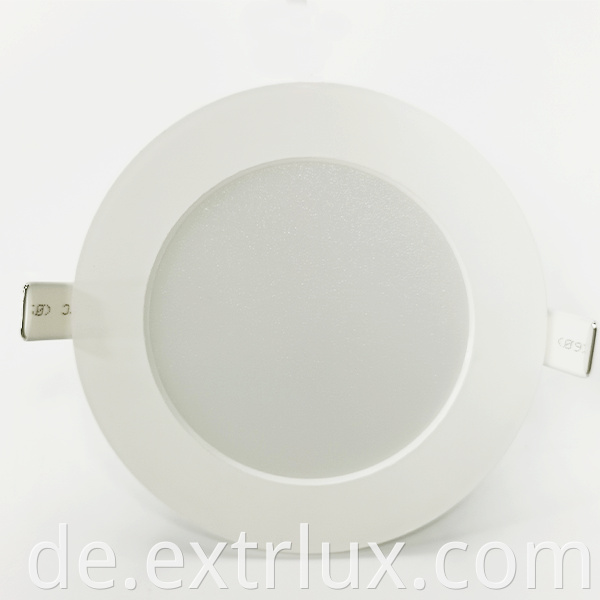 Plastics Recessed Round Downlight Front View